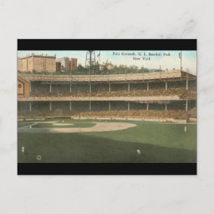 Der berühmte Baseballpark Polo Grounds, New York Postkarte