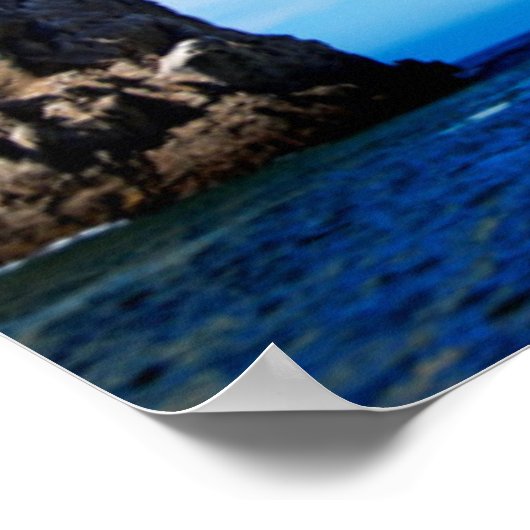 Der berühmte Bogen von Cabo San Lucas Poster (Ecke)