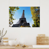 Der berühmte Eiffelturm in Paris, Frankreich Poster (Küche)