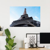 Der berühmte Eiffelturm in Paris, Frankreich Poster (Heimbüro)