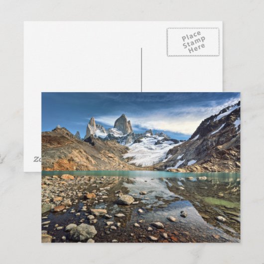 Der berühmte Fitz Roy Postkarte (Vorne/Hinten)