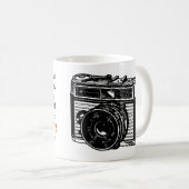Der berühmte Fotograf schreibt 5 Vintage Kamerabil Kaffeetasse (VorderseiteRechts)