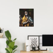 Der berühmte Heilige Peter von El Greco Poster (Heimbüro)