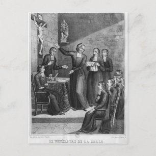 Der berühmte Saint Jean-Baptiste de La Salle Postkarte