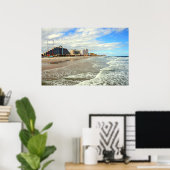 Der berühmte Strand von Daytona, Florida Poster (Heimbüro)