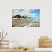 Der berühmte Strand von Daytona, Florida Poster (Küche)