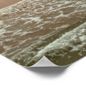 Der berühmte Strand von Daytona, Florida Poster (Ecke)