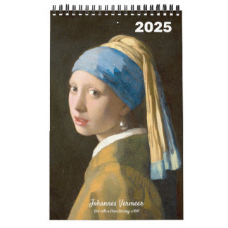 Der berühmte Vermeer's Malkalender Kalender