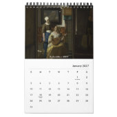 Der berühmte Vermeer's Malkalender Kalender (Jan 2027)