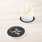 Der berühmte Wein-Typ-Logo-Untersetzer Sandstein Untersetzer (Seite)