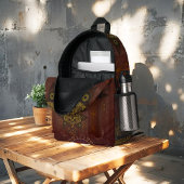 Der Beschützer der Rechtschaffenheit des Geo tantr Bedruckter Rucksack