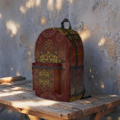 Der Beschützer der Rechtschaffenheit des Geo tantr Bedruckter Rucksack