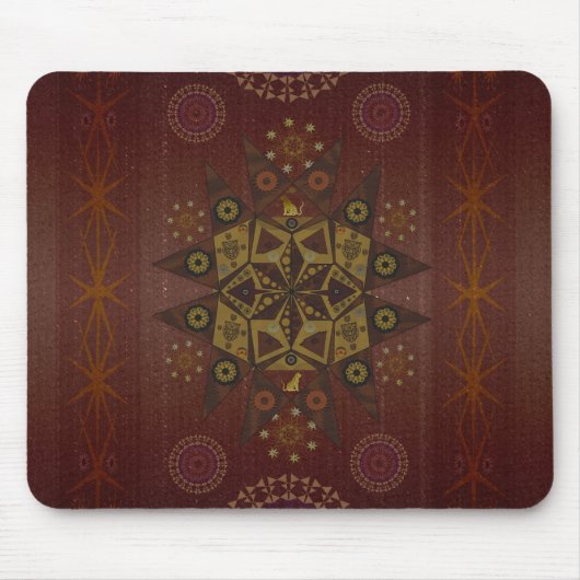 Der Beschützer der Rechtschaffenheit des Geo tantr Mousepad (Vorne)