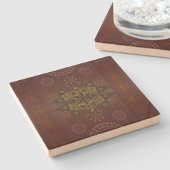 Der Beschützer der Rechtschaffenheit des Geo tantr Steinuntersetzer