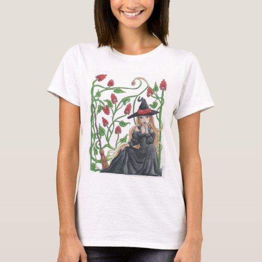 Der Besen der Hexe T-Shirt (Vorderseite)