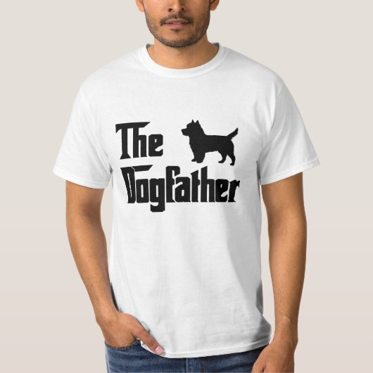 Der Besitzer des Dogvaters Cairn Terrier Funny Dog T-Shirt (Vorderseite)