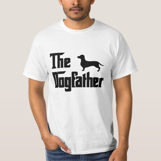 Der Besitzer des Dogvaters Dackel Funny Dog T-Shirt (Vorderseite)