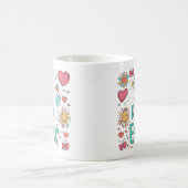 Der "Best Day Ever" Wasserfarben-Becher Kaffeetasse (Mittel)