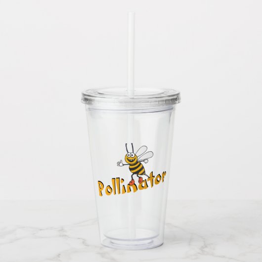 Der Bestäuber Acryltrinkbecher (Vorderseite)