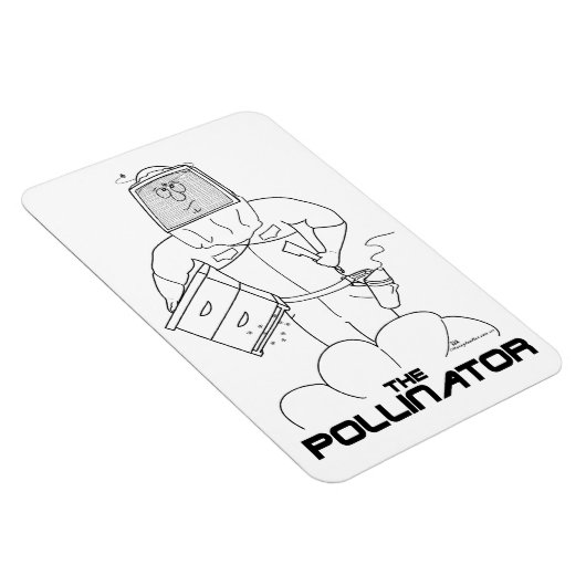 Der Bestäuber - Flexi-Magnet Magnet (Rechte Seite)