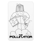 Der Bestäuber - Flexi-Magnet Magnet (Vertikal)