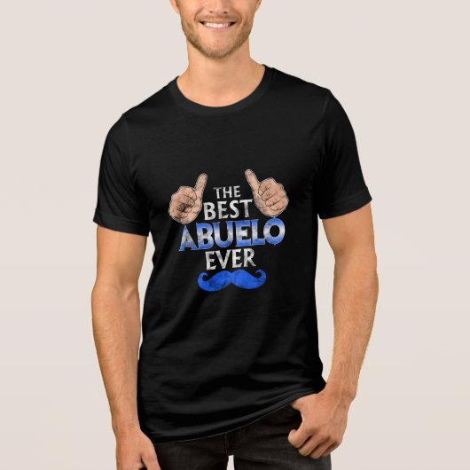 Der beste Abuelo aller Zeiten Tri-Blend Shirt (Vorderseite)