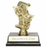 Der beste AD Award Freistehende Fotoskulptur<br><div class="desc">Ein perfektes Geschenk für diesen hervorragenden Assistenzdirektor!</div>