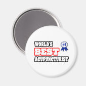 Der beste Akupunkturist der Welt Magnet (Vorderseite/Rückseite)