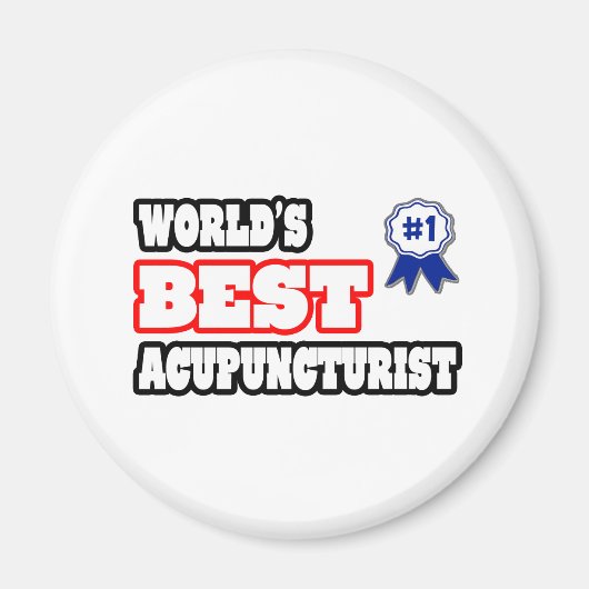 Der beste Akupunkturist der Welt Magnet (Vorne)
