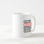 Der beste Analytiker der Welt Kaffeetasse (VorderseiteRechts)