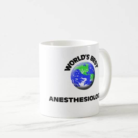 Der beste Anästhesiologe der Welt Kaffeetasse (VorderseiteRechts)