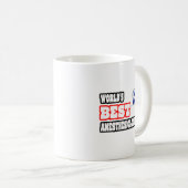 Der beste Anästhesiologe der Welt Kaffeetasse (VorderseiteRechts)