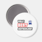Der beste Anästhesiologe der Welt Magnet (Vorderseite/Rückseite)