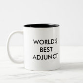 Der beste Anhang der Welt Zweifarbige Tasse (Links)