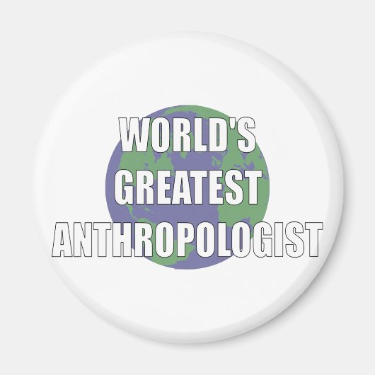 Der beste Anthropologe der Welt Magnet (Vorne)