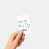 Der beste Anwalt der Welt. Geschenkidee aus Kolleg Ausweis (Handheld)