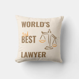 Der beste Anwalt der Welt. Geschenkidee aus Kolleg Kissen