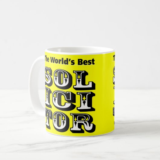 Der beste Anwalt der Welt Kaffeetasse (Vorderseite Links)