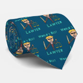 Der beste Anwalt der Welt Krawatte (Gerollt)