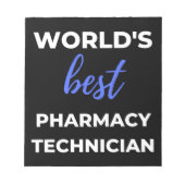 Der beste Apotheker der Welt Notizblock (Vorderseite)