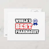 Der beste Apotheker der Welt Postkarte (Vorne/Hinten)