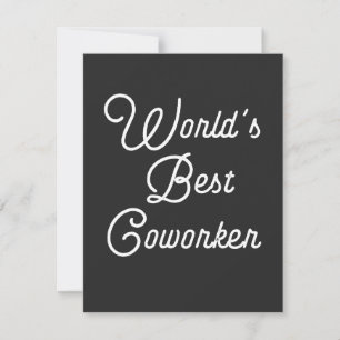 Der beste Arbeiter der Welt Dankeskarte