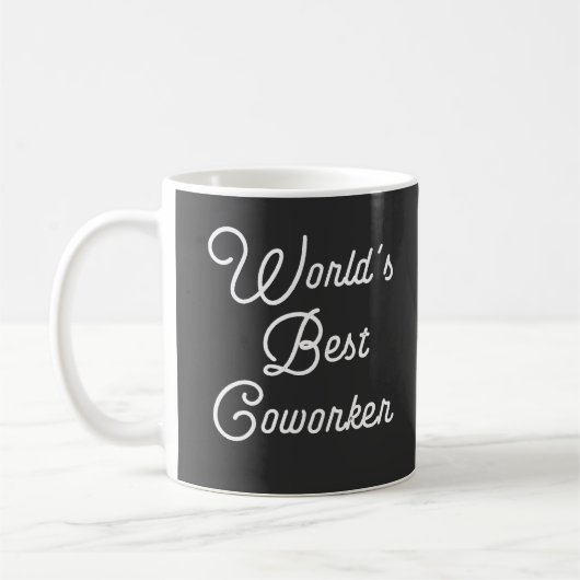 Der beste Arbeiter der Welt Kaffeetasse (Links)