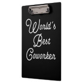 Der beste Arbeiter der Welt Klemmbrett (Links)