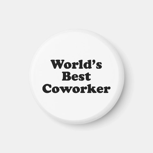 Der beste Arbeiter der Welt Magnet (Vorne)