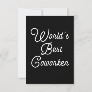 Der beste Arbeiter der Welt Mitteilungskarte