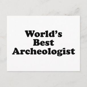 Der beste Archäologe der Welt Postkarte
