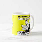 Der beste Architekt der Welt Kaffeetasse (VorderseiteRechts)