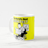 Der beste Architekt der Welt Kaffeetasse (Vorderseite Links)