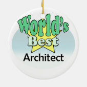 Der beste Architekt der Welt Keramikornament (Hinten)